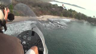 Gyrocopter stunt  Flying at very low level in FULLHD [upl. by Renrut]