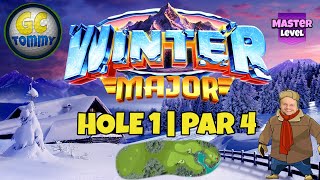 Master QR Hole 1  Par 4 EAGLE  Winter Major 2024 Tournament Golf Clash Guide [upl. by Griffith]