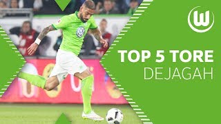 Die Top 5 Tore von Ashkan Dejagah im Trikot des VfL Wolfsburg [upl. by Carbo]