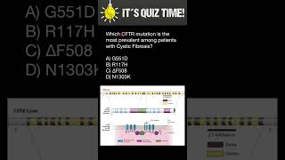 Which CFTR mutation is the most prevalent among patients with Cystic Fibrosis [upl. by Adias]