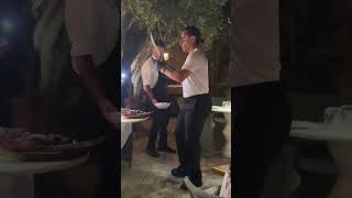 Salt Bae at Nusret Steakhouse Mykonos saltbae saltlife salt shorts [upl. by Myrtle]