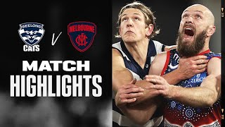 Geelong v Melbourne Highlights  Round 17 2022  AFL [upl. by Akinuahs]