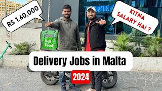 Delivery Jobs in Malta in 2023  Malta Work Permit [upl. by Eednam]