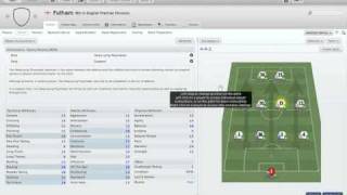 FM11 Fulham tactics Quick Look [upl. by Elades]