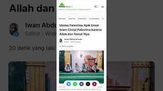 Ulama Palestina Ajak Umat Islam Cintai Palestina karena Allah dan RasulNya [upl. by Dubois480]