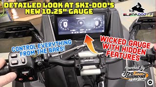 2023 SKIDOO ALL NEW 1025quot GAUGE  Indepth Overview and Hidden Features [upl. by Johnny]