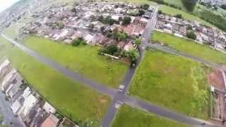 Perseguição de Helicóptero no Bairro Morumbi  Uberlândia  MG no dia 07 de Março de 2014 [upl. by Nirmak794]