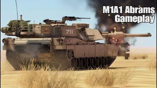 War Thunder M1A1 Abrams Gameplay Realistic [upl. by Garling]