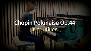 Chopin Polonaise op44 in f minor [upl. by Euqinamod711]