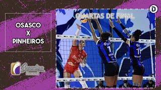 Osasco x Pinheiros  QUARTAS DE FINAL Jogo 2  Melhores Momentos  Superliga Feminina 2324 [upl. by Alfeus830]