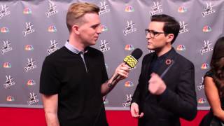 James Wolpert The Voice Season 5 Top 6 Red Carpet Interview [upl. by Colier]