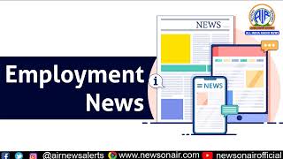 Employment News  02 Oct [upl. by Lleira]