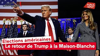 Élections américaines  le retour de Trump à la Maison Blanche [upl. by Aneeroc]