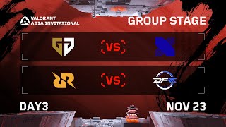 GEN vs DRX  RRQ vs DFM  Group Stage  DAY 3  VALORANT Radiant Asia Invitational [upl. by Si534]