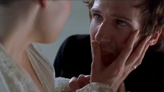 Onegin 1999 Ralph Fiennes cute and sad scene the way he got on his knees 😭💜 [upl. by Niraa432]