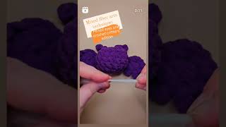 ASMR needle felting amigurumicrochet crochet asmr shorts [upl. by Joan]