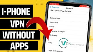 iPhone mobiles New VPN connect without apps 2023 [upl. by Daniell45]