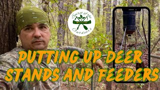 Putting up Deer Stands and Feeders [upl. by Divadnhoj]