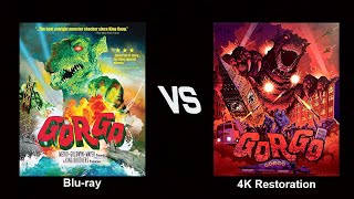 GORGO 1961 Bluray vs 4K Restoration [upl. by Dixie]