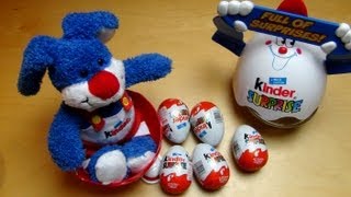 Kinder Surprise Egg Super Egg with 7 Eggs inside [upl. by Comras15]