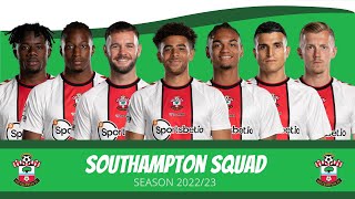 SOUTHAMPTON FC SQUAD 202223 UPDATED  Premier League​  Confirmed NEXT SEASONS SQUAD [upl. by Aramoiz]