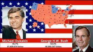 Michael Dukakis 1988 US Presidential Election Song For The Presidency Of The United States In 1988 [upl. by Ajnat832]