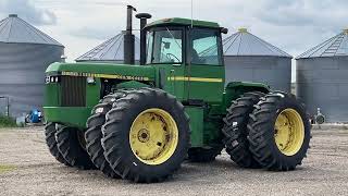 JD 8650 4wd tractor sn005858 Selling August 15 2024  wwwfraserauctioncom [upl. by Brout40]