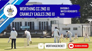 WCC 2nd XI vs Crawley Eagles 2nd XI 11 5 24 [upl. by Ahsitul970]