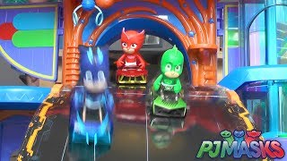 PJ Masks Night Ninja Transforming Car Attack  Fakes Out Catboy [upl. by Jordan]