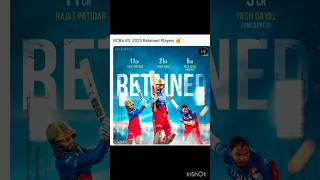 IPL team retention list 2025shortvideo trending iplnews [upl. by Bacchus]