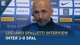 INTER 20 SPAL  LUCIANO SPALLETTI INTERVIEW quotWe had a different convinction in the second halfquot [upl. by Eanad]