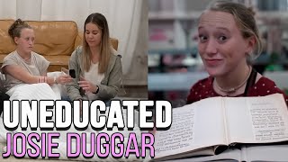 It looks like Josie Duggar cant read  Duggar Family [upl. by Kcirrek]