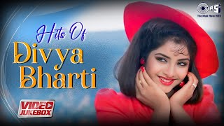 Hits Of Divya Bharti  Video Jukebox  Tujhe Na Dekhu Milne Ki Tum Aap Jo Mere  90s Superhits [upl. by Irolam]