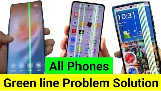 🔥how to fix green line on android  green line on phone screen  mobile screen me line kaise hataye🎉 [upl. by Danaher]