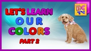 Learn Colors for Kids PART 2  Teach Children Their Colours in English [upl. by Anaiek]