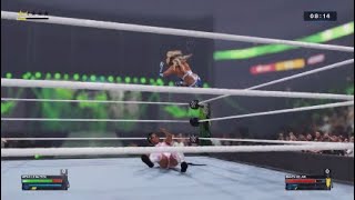 WWE 2k24  Saturday Morning Slam 55  Bianca Belair VS Michelle McCool  WWE Womens Championship [upl. by Latsyrhk]