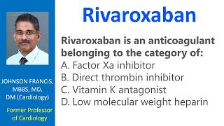 Rivaroxaban [upl. by Yortal]