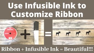 Cricut Infusible Ink on Ribbon [upl. by Aramac404]