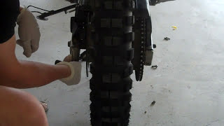 BMW F650GS Rear Wheel removal under 4 minutes [upl. by Farly727]