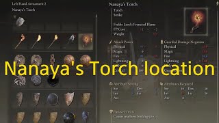 ELDEN RING dlc  Nanayas Torch location [upl. by Nyladgam]