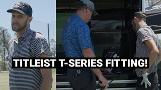 Testing the new Titleist TSeries Irons  Full Fitting [upl. by Nytsuj188]