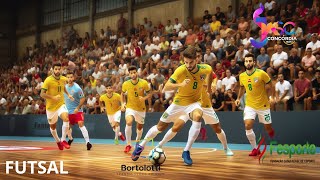 Jasc2024  Futsal Masculino Quartas de Final  eliminatória Tubarão x Seara [upl. by Algy161]