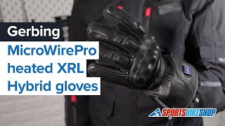 Gerbing MicroWirePRO XRL heated gloves  OVERVIEW [upl. by Nesyaj]