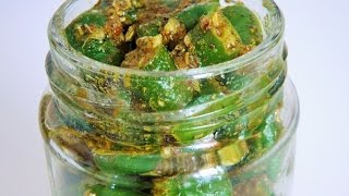 हिरव्या मिरचीचं लोणचं  Green Chilli Pickle recipe by madhurasRecipe  Hari Mirch Ka Achar [upl. by Noiraa]