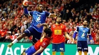 EHF EURO 2014  FRANCE vs SPAIN  Final Round Semifinal [upl. by Olwena]