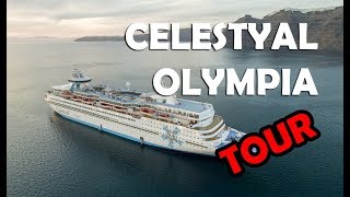 Celestial Olympia Ship deck TOUR [upl. by Anwahsat655]