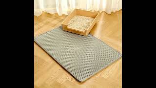 ExtraLarge Double Layer Cat Litter Mat  SplashProof LeakControl EVA Material for Recyclable [upl. by Eiromem990]