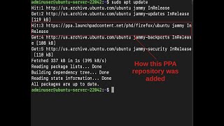 Add a PPA Repository  Linux Package Management  APT [upl. by Burlie]