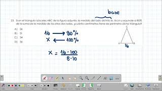 Aplicación perímetro de un triángulo isósceles [upl. by Nnylatsyrc]