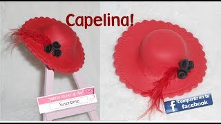 Capelina o sombrero en porcelana fría [upl. by Eelarat]